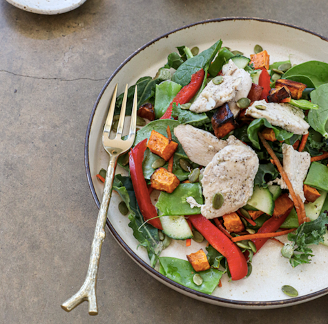 Summer Inspired Sweet Potato Salad - TRANSFORM by Fitaz