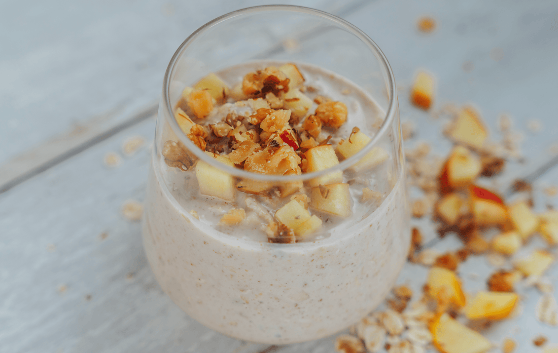 Apple Crumble Overnight Oats: A Decadent, Protein Packed Breakfast - TRANSFORM by Fitaz