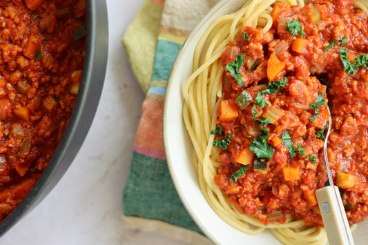 Hearty & Wholesome Plant-Based Bolognese: A Nourishing Meal for the Whole Family - TRANSFORM by Fitaz