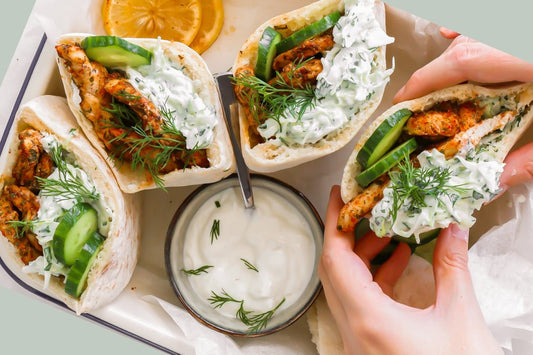 Sheet Pan Chicken Pita with Herby Ranch Recipe - TRANSFORM by Fitaz
