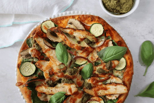 Chicken Pesto Pizza - TRANSFORM by Fitaz