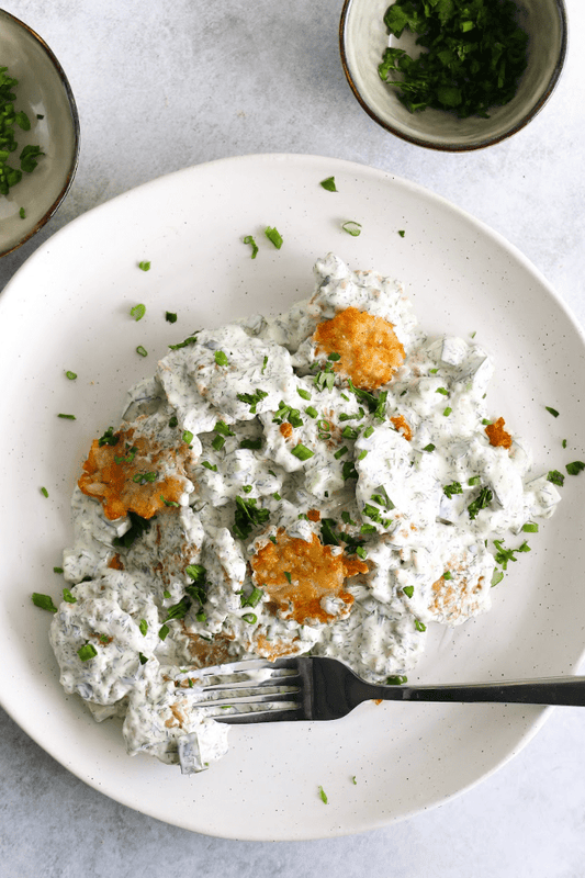 Crispy Potato Salad - TRANSFORM by Fitaz
