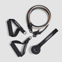 TRANSFORM equipment bundle flat lay - resistance bands and training accessories - Transform by FitazFK