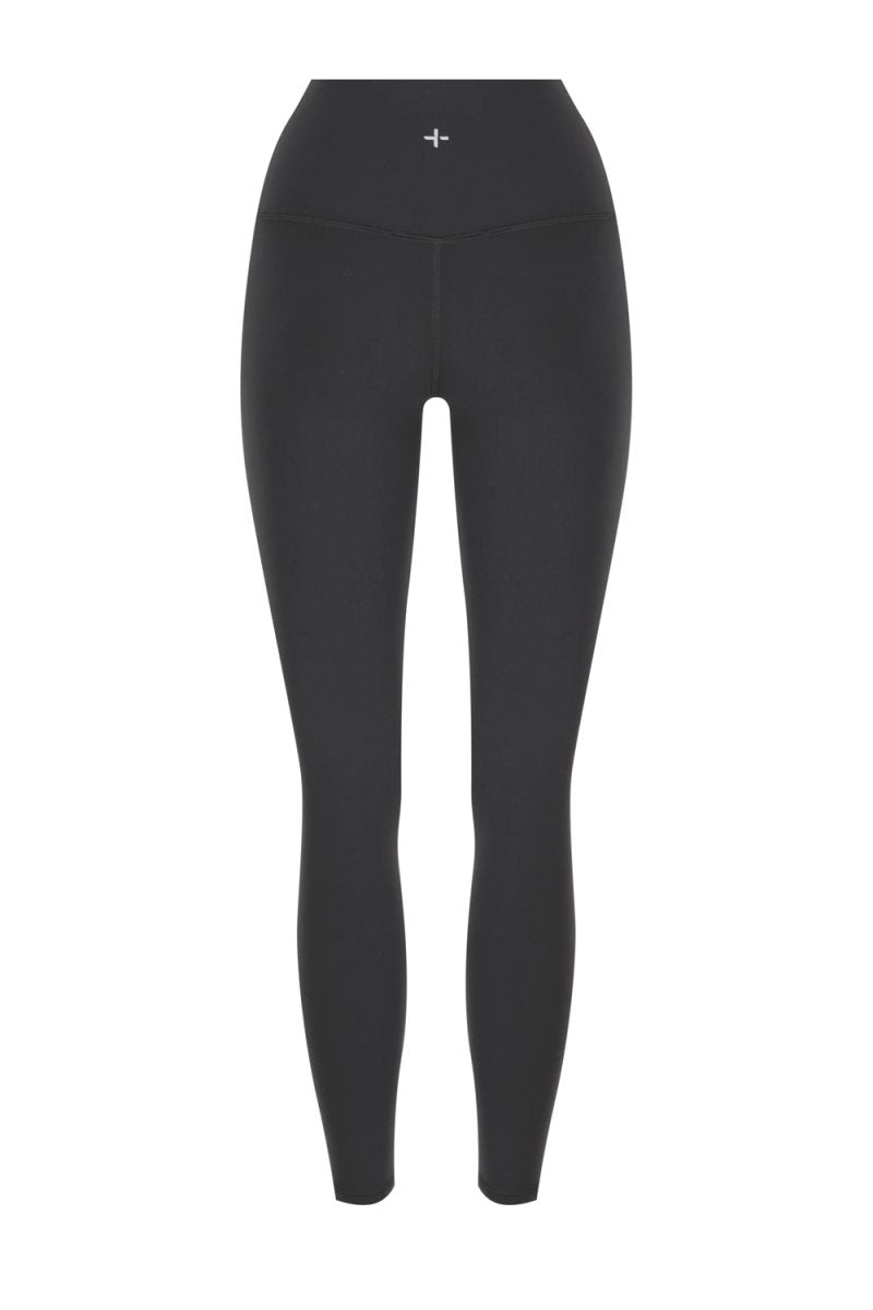 Elevate High Waist Tights Black detail - hidden waistband pocket and Elevate fabric - Transform by FitazFK
