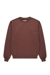 Health Club Crewneck Cacao lifestyle shot - relaxed fit activewear sweatshirt - Transform by FitazFK