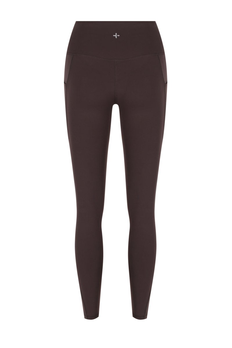 Sculpt High Waist Tights Midnight detail - outer leg pocket and Sculpt fabric - Transform by FitazFK