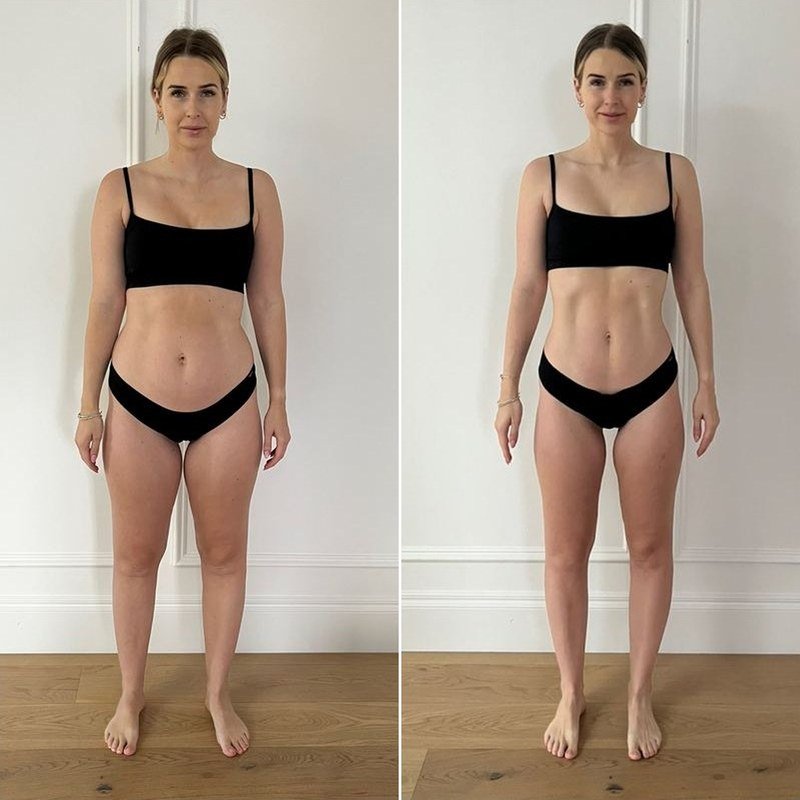 Pilates Express member before and after