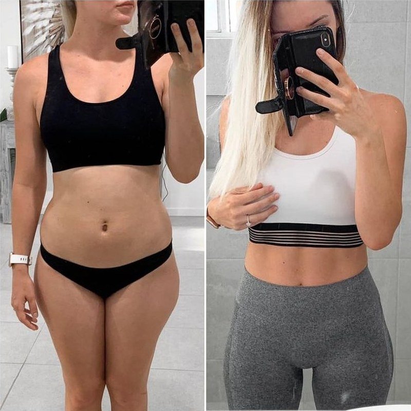 Strength and Tone member before and after