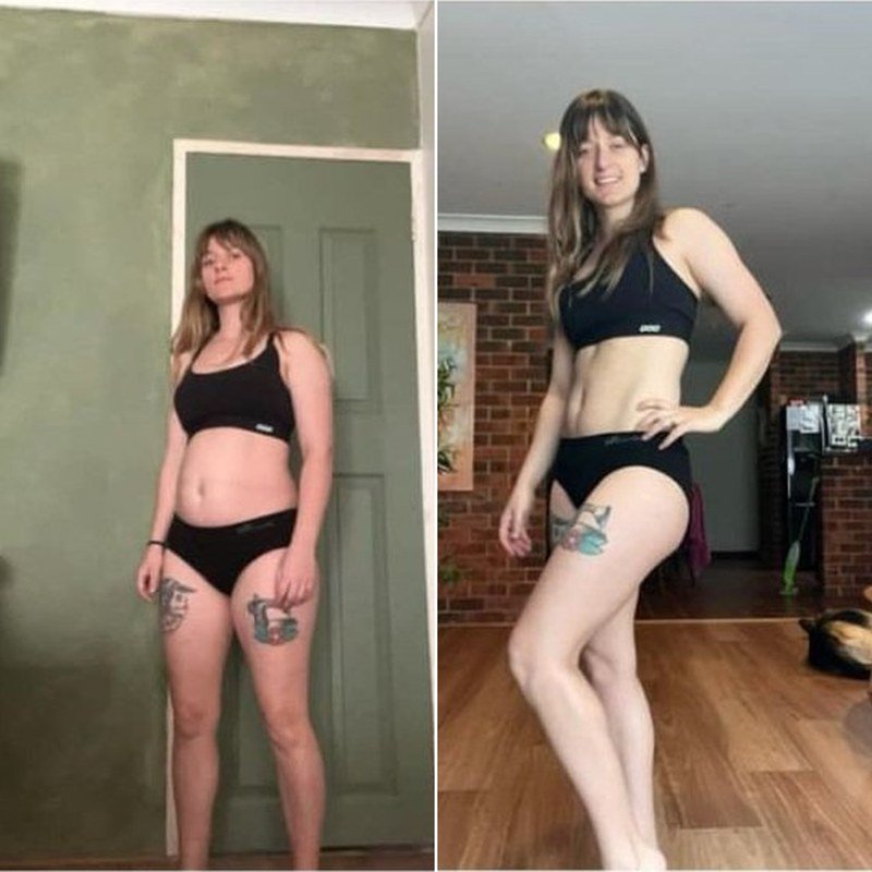 Strength and Tone member before and after