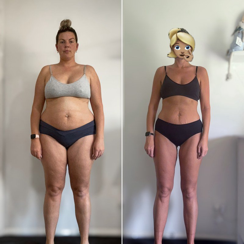 Weight Loss Reset member before and after