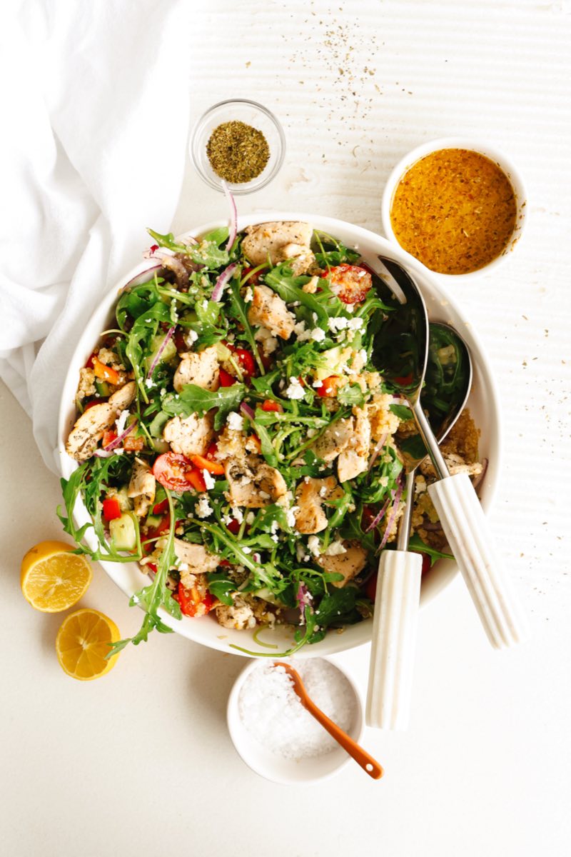 Sample meal from the Weight Loss Reset nutrition guide