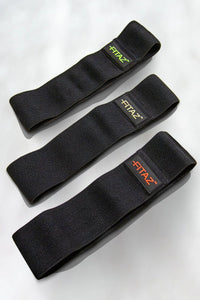 Fabric booty bands set with 3 resistance levels and carry bag - Transform by FitazFK