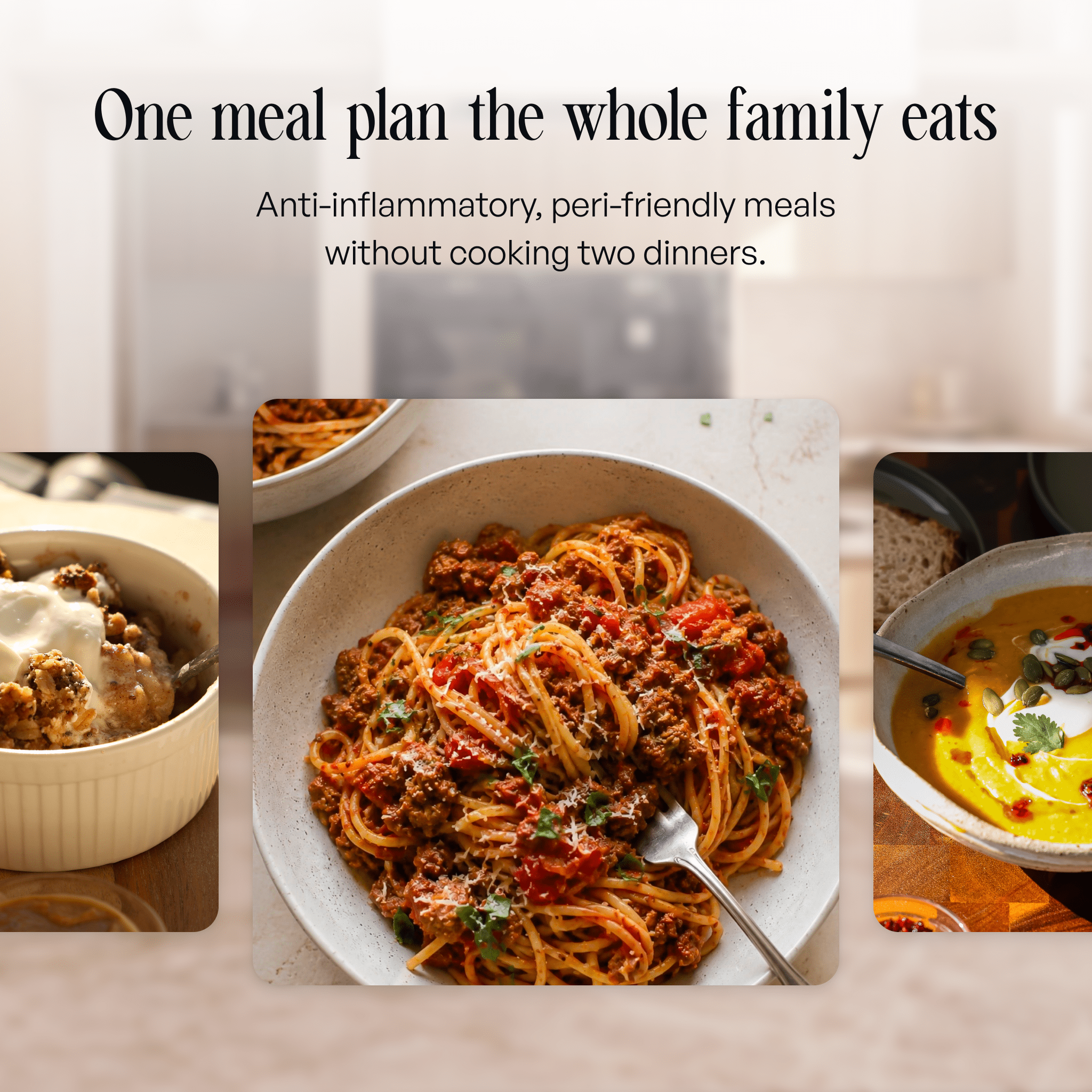 One meal plan the whole family eats