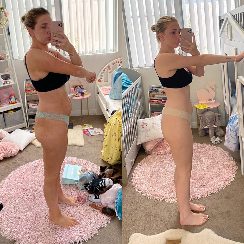 Pilates Express before and after