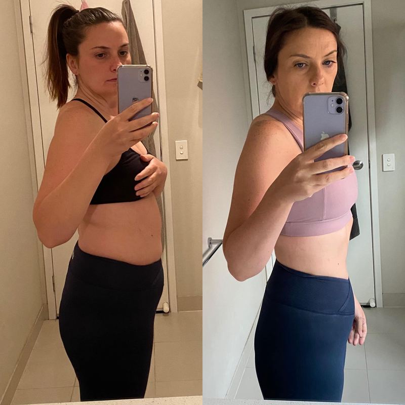 Pilates Express before and after