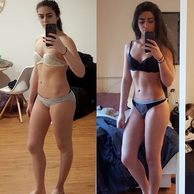 Weight Loss Reset before and after